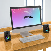Colorful Dual-speaker Multimedia Computer Speaker Bass Stereo