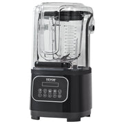 VEVOR Professional Blender With Shield, Commercial Countertop Blenders, 68 Oz  Blender Combo, Stainless Steel 9 Speed & 5 Functions Blender, For Shakes, Smoothies, Peree, And Crush Ice, Black